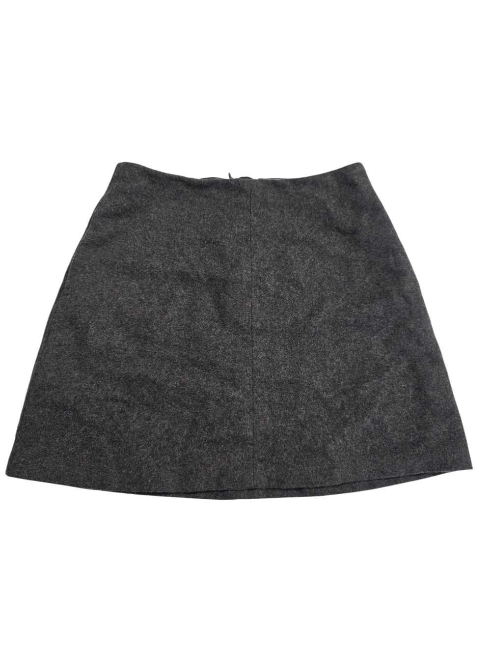 Aritzia Wilfred wool and cashmere blend  Charcoal Mini Skirt